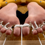 Toe bondage photos with @MrYours3