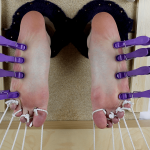 Slim twink feet get tortured