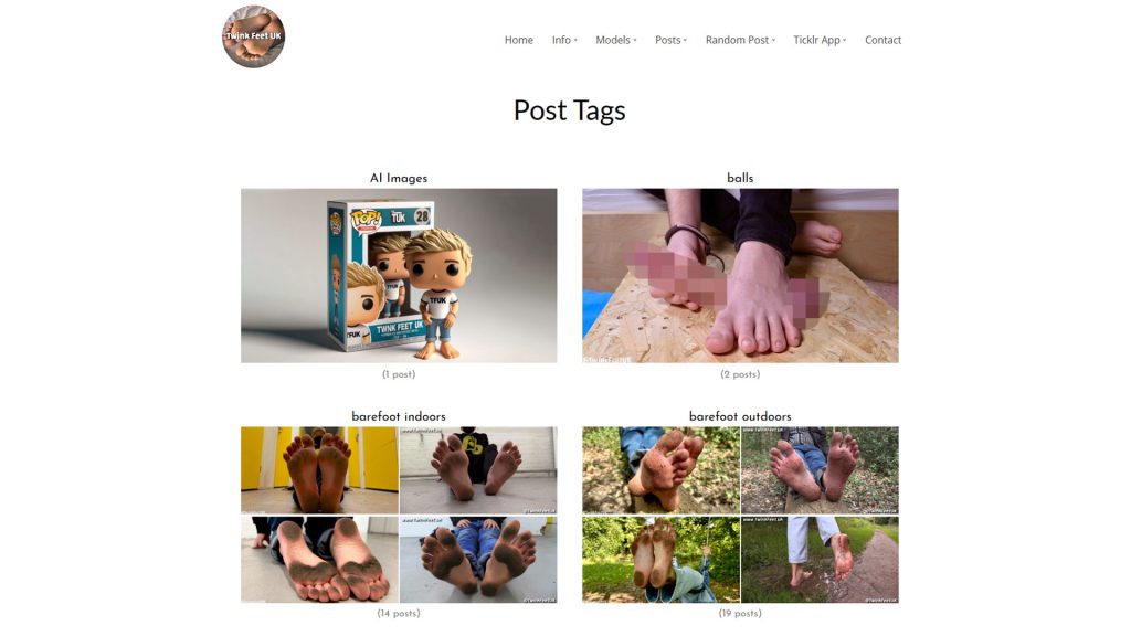 Post Tags page added
